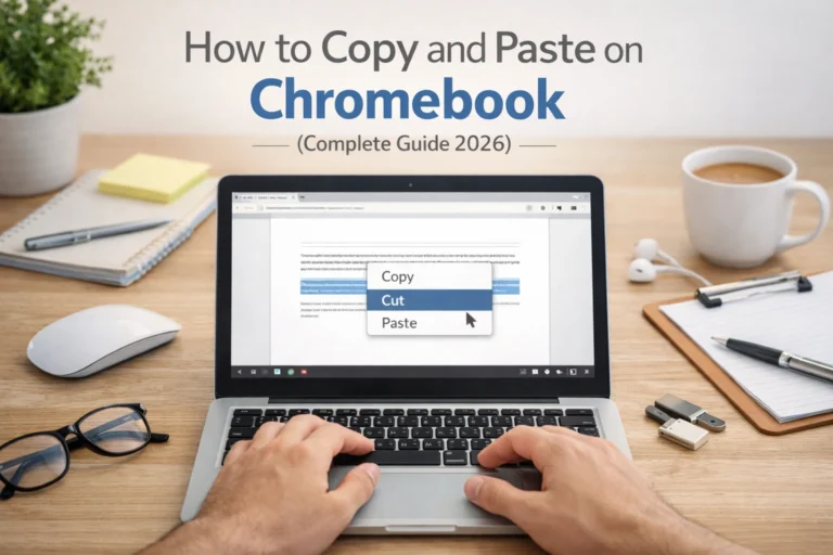 How to Copy and Paste on Chromebook (Complete Guide 2026)