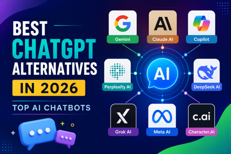 Discover the best ChatGPT alternatives in 2026. Compare top AI chatbots like Gemini, Claude, Copilot, Perplexity, DeepSeek & more for every need.