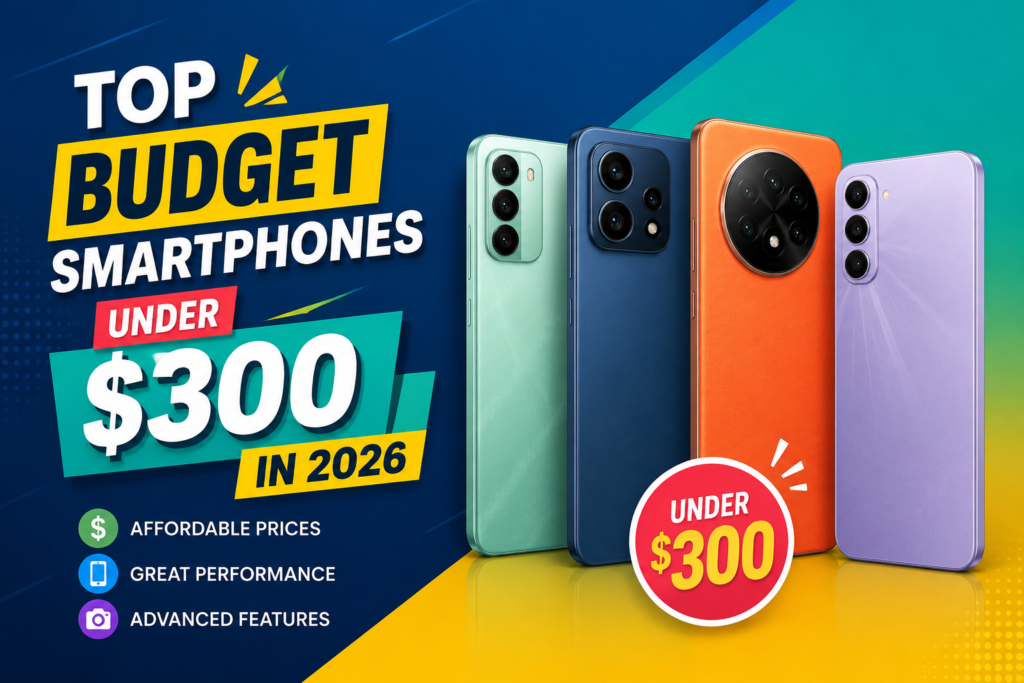Top Budget Smartphones Under $300 in 2026
