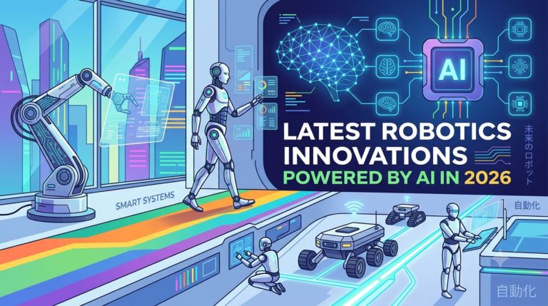 Discover the latest robotics innovations powered by AI, including humanoid robots, smart automation, healthcare robotics, and future trends.